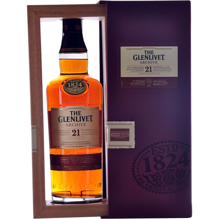 Віскі Glenlivet 21yo, 0.7 л