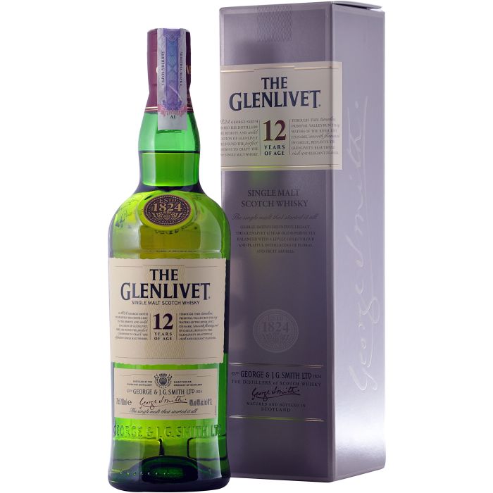 Віскі Glenlivet 12yo, gift box, 0.7 л