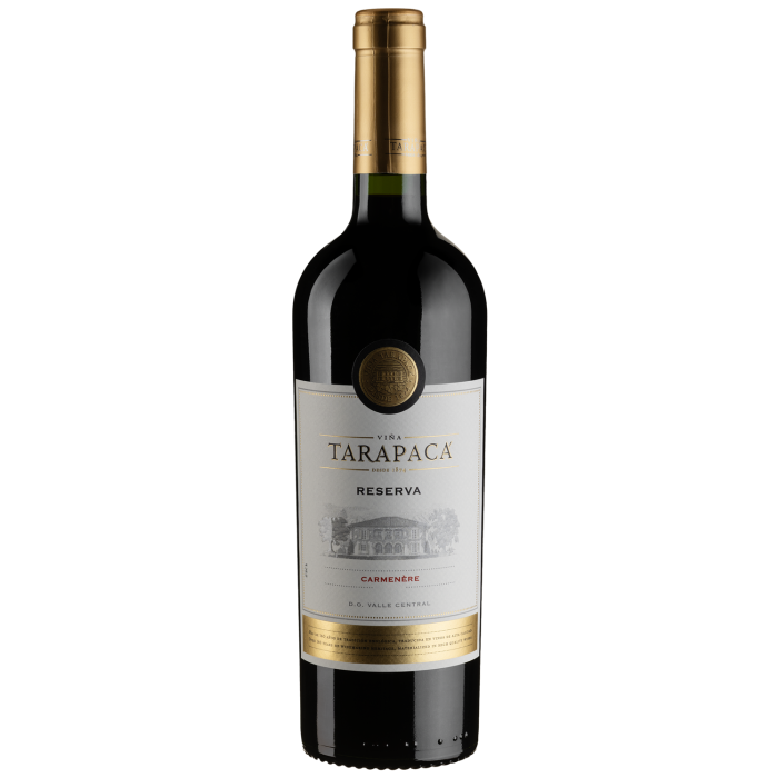 Вино Tarapaca Carmenere Reserva / Карменере Різерва, червоне сухе, 0.75 л
