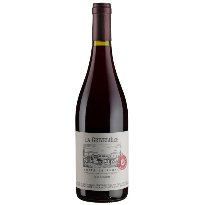 Вино Brotte Cotes du Rhone La Griveliere Pere Anselme Red / Кот дю Рон Ля Грівельєр Пер Ансельм, червоне сухе, 0.75 л