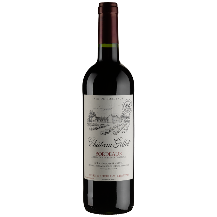 Вино Chateau Gillet Chateau Gillet / Шато Жилє, червоне сухе, 0.75 л
