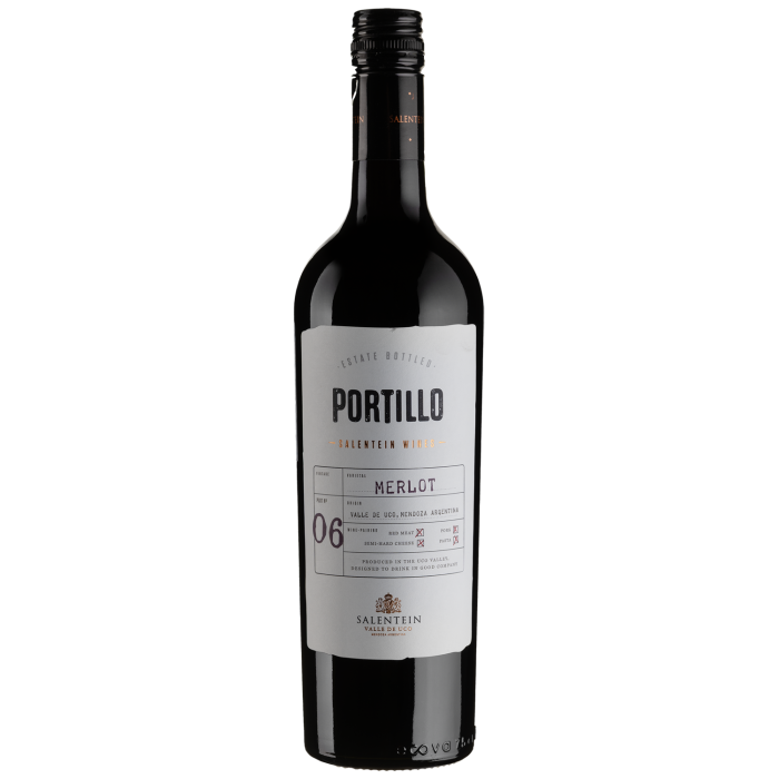 Вино Portillo Portillo Merlot / Портіло Мерло, червоне сухе, 0.75 л