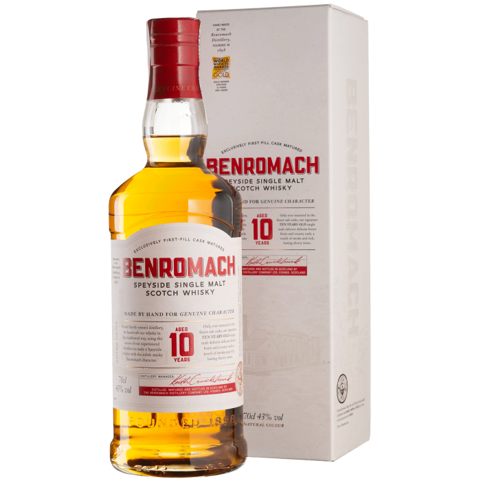 Віскі Benromach 10yo, 0.7 л