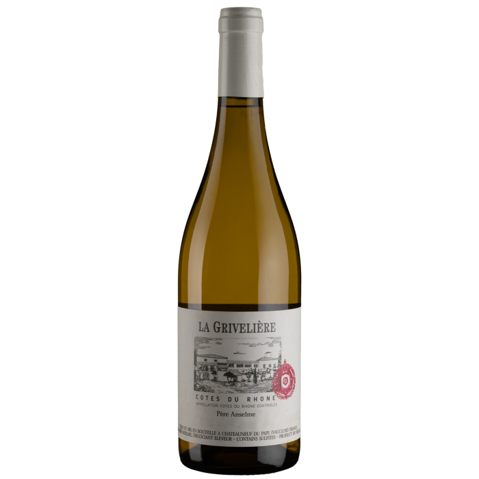 Вино Brotte Cotes du Rhone La Griveliere Pere Anselme White / Кот дю Рон Ля Грівельєр Пер Ансельм, біле сухе, 0.75 л Вино Brotte Cotes du Rhone La Griveliere Pere Anselme White / Кот дю Рон Ля Грівельєр Пер Ансельм, біле сухе, 0.75 л