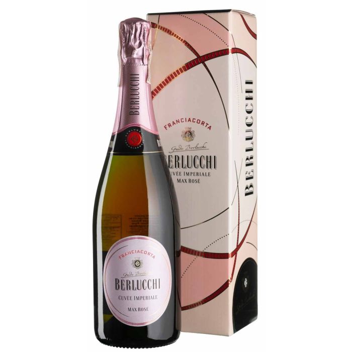 Ігристе Guido Berlucchi Cuvee Imperiale Max Rose GB / Кюве Імперіале Макс Розе, подарункова коробка, рожеве, 0.75 л Ігристе Guido Berlucchi Cuvee Imperiale Max Rose GB / Кюве Імперіале Макс Розе, подарункова коробка, рожеве, 0.75 л