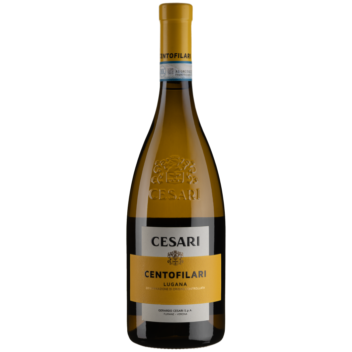 Вино Cesari Lugana Cento Filari / Лугана Сенто Філарі, біле сухе, 0.75 л