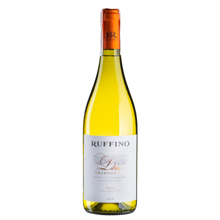 Вино Ruffino Libaio Chardonnay / Лібайо Шардоне, біле сухе, 0.75 л