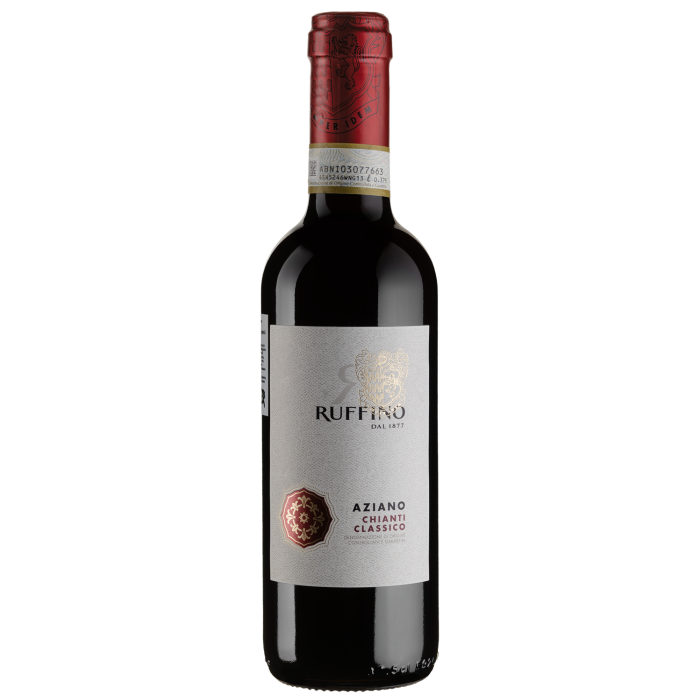Вино Ruffino Aziano Chianti Classico / Аціано Кьянті Классіко, червоне сухе, 0.375 л