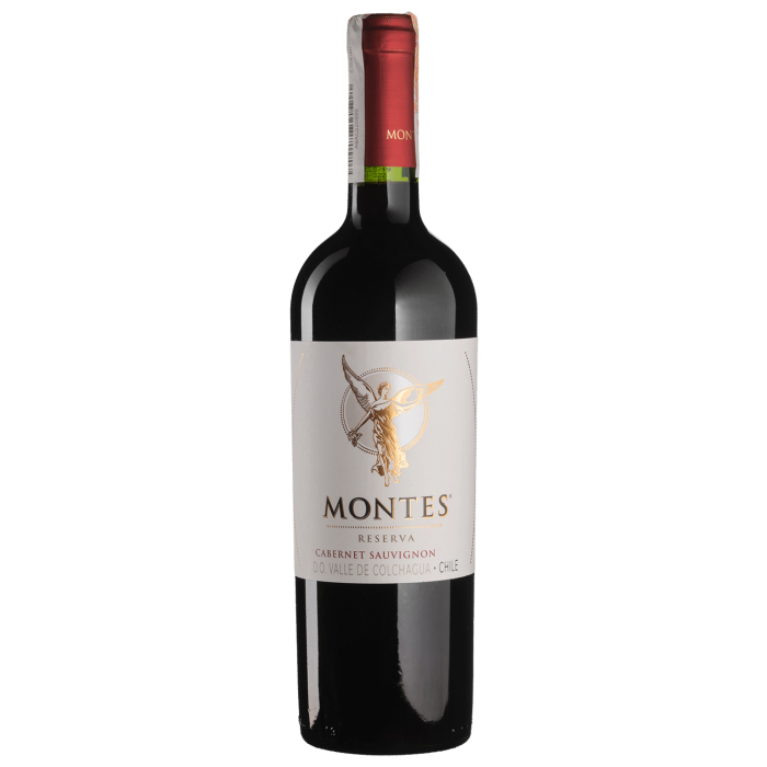 Вино Montes Cabernet Sauvignon Reserva / Каберне Совіньйон Резерва, червоне сухе, 0.75 л