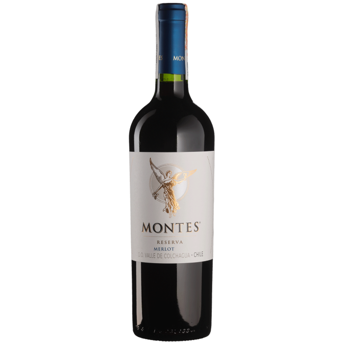 Вино Montes Merlot Reserva / Мерло Резерва, червоне сухе, 0.75 л