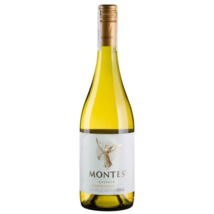 Вино Montes Chardonnay Reserva / Шардоне Резерва, біле сухе, 0.75 л