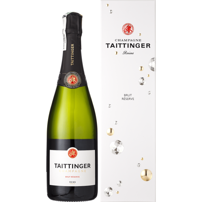 Шампанське Taittinger Brut Reserve (gift box) / Тетенже Брют Резерв, подарункова коробка, біле, 0.75 л Шампанське Taittinger Brut Reserve (gift box) / Тетенже Брют Резерв, подарункова коробка, біле, 0.75 л