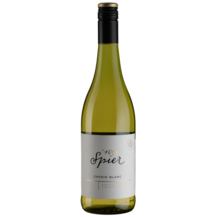 Вино Spier Wines Chenin Blanc Spier Signature, Spier Wines / Шенін Блан Шпір, біле сухе, 0.75 л