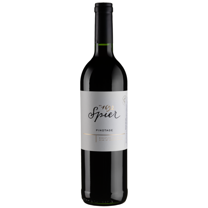 Вино Spier Wines Pinotage Spier Signature, Spier Wines / Пінотаж Шпір, червоне сухе, 0.75 л