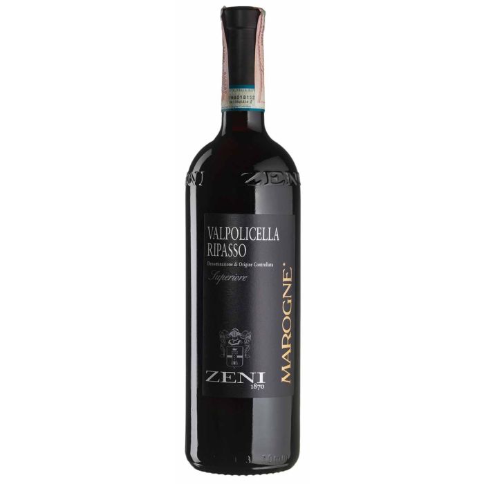 Вино Zeni Valpolicella Superiore Ripasso Marogne / Вальполічелла Суперіоре Ріпасо Мароне, червоне сухе, 0.75 л Вино Zeni Valpolicella Superiore Ripasso Marogne / Вальполічелла Суперіоре Ріпасо Мароне, червоне сухе, 0.75 л