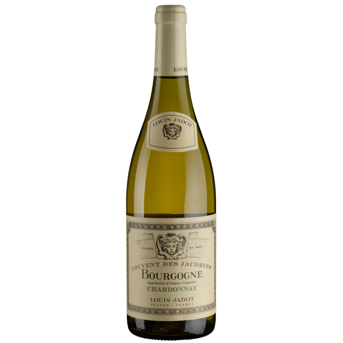 Вино Louis Jadot Bourgogne Couvent des Jacobins Chardonnay / Бургонь Кувент де Жакобан, біле сухе, 0.75 л