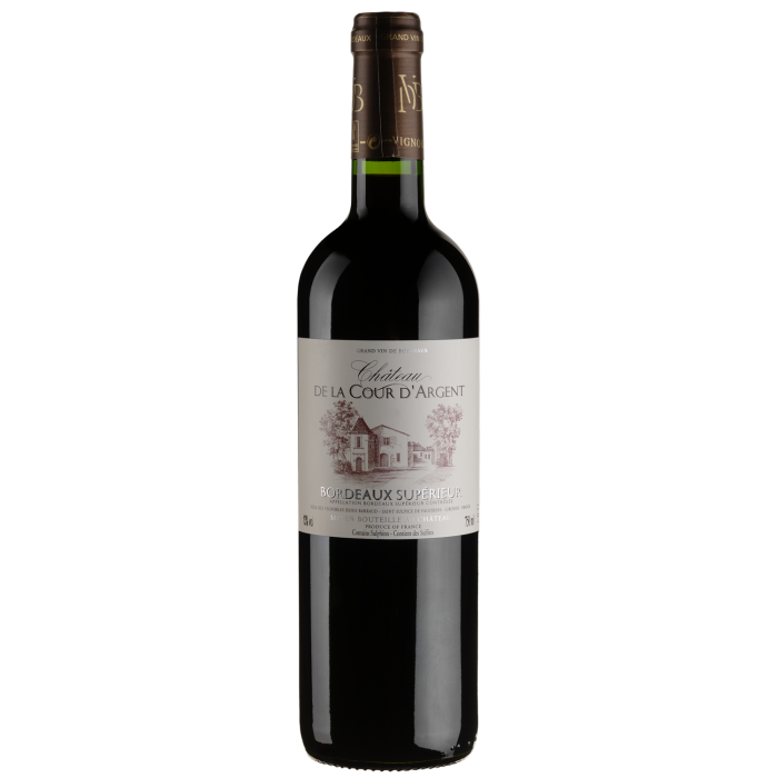 Вино Chateau de la Cour d'Argent Chateau de la Cour d'Argent / Шато де ля Кур д'Аржан, червоне сухе, 0.75 л