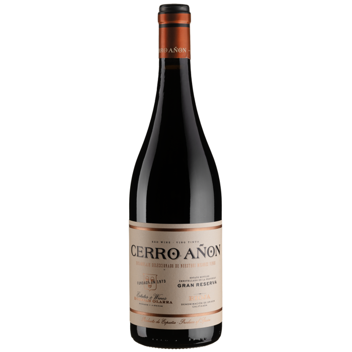 Вино Bodegas Olarra Cerro Anon Gran Reserva / Гран Резерва Серо Анон, червоне сухе, 0.75 л