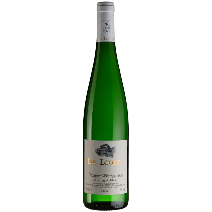 Вино Dr. Loosen Riesling Spatlese Urziger Wurzgarten / Рислінг Шпетлезе Урцігер Вюрцгартен, біле солодке, 0.75 л