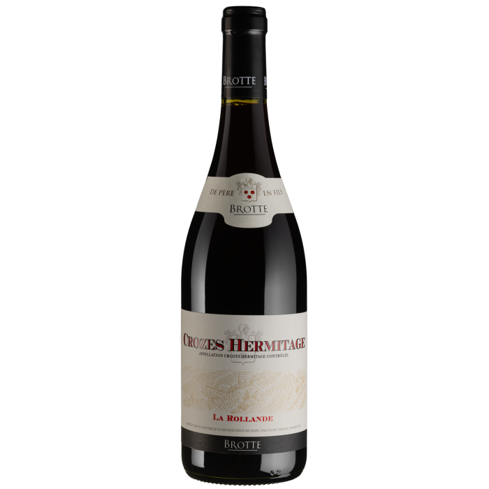 Вино Brotte La Rollande Crozes-Hermitage red / Ля Роланд Кроз-Ермітаж, червоне сухе, 0.75 л