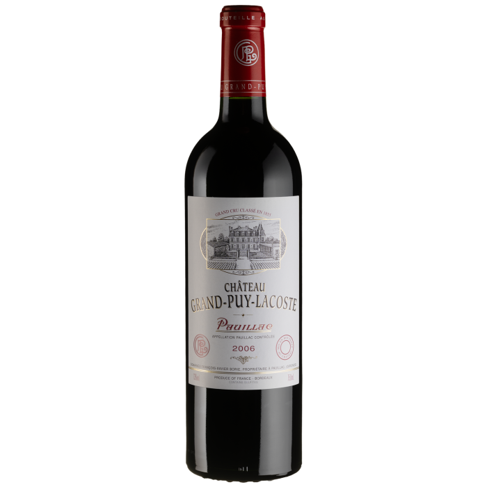 Вино Chateau Grand-Puy-Lacoste Chateau Grand-Puy-Lacoste / Шато Гран-Пуі-Лакост 2006, червоне сухе, 0.75 л