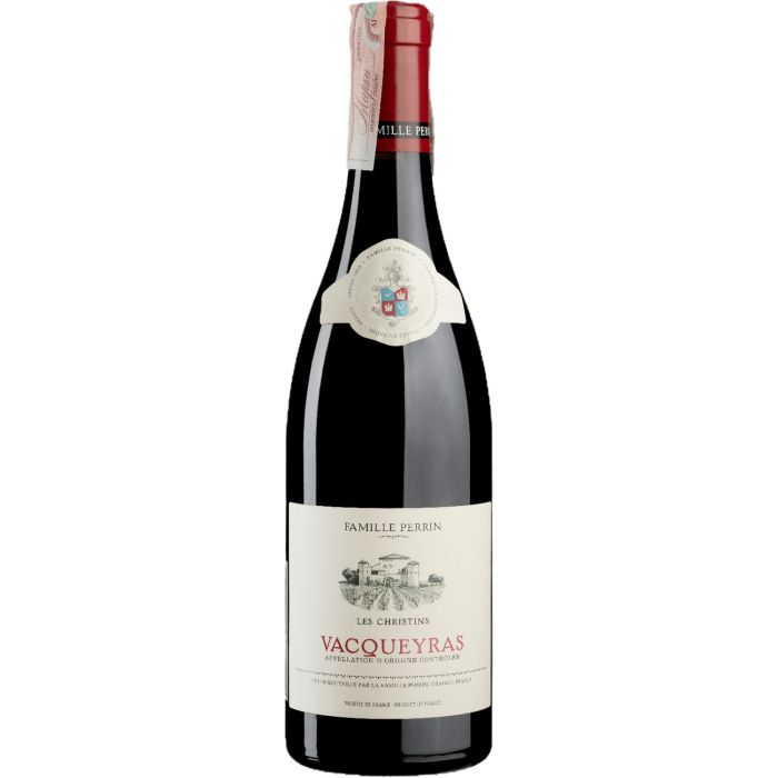 Вино Famille Perrin Vacqueyras Les Christins Rouge / Вакера Лє Крістен, червоне сухе, 0.75 л Вино Famille Perrin Vacqueyras Les Christins Rouge / Вакера Лє Крістен, червоне сухе, 0.75 л