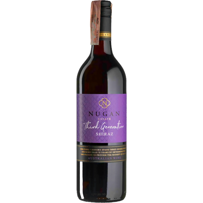 Вино Nugan Estate Shiraz Third Generation / Шираз Сьорд Дженерейшн, червоне сухе, 0.75 л