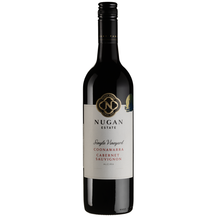 Вино Nugan Estate Cabernet Sauvignon Alcira Vineyard / Каберне Совіньйон Кунаварра Алкіра Вайнярд, червоне сухе, 0.75 л