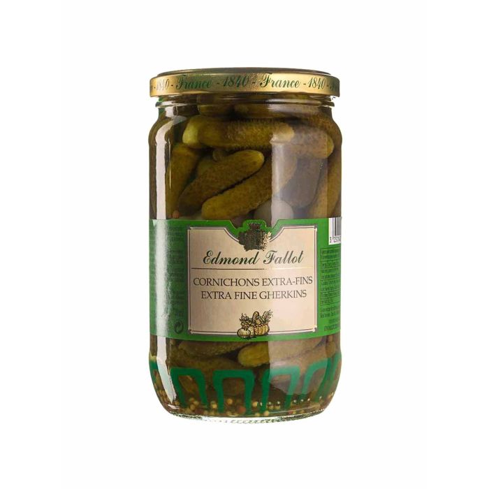 Корнішони 380г, Edmond Fallot (Франція)