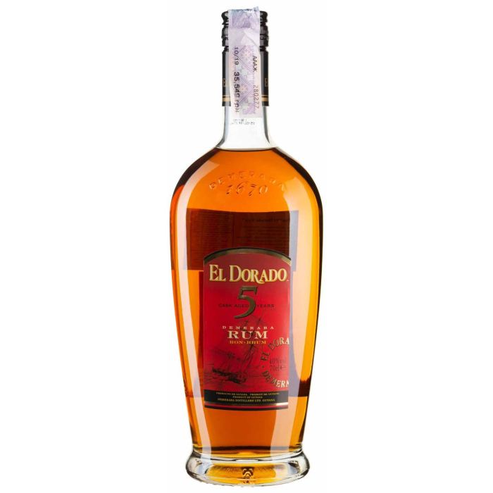 Ром El Dorado 5 yo, 0.7 л