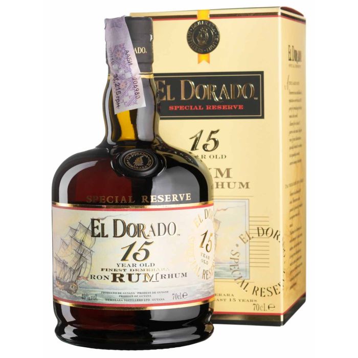 Ром El Dorado 15 yo, 0.7 л