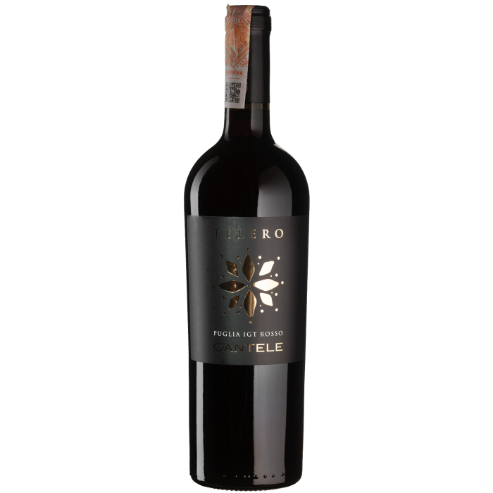 Вино Cantele Telero Rosso / Телеро Россо, червоне сухе, 0.75 л