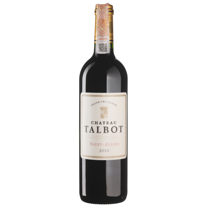 Вино Chateau Talbot Chateau Talbot / Шато Тальбо 2010, червоне сухе, 0.75 л