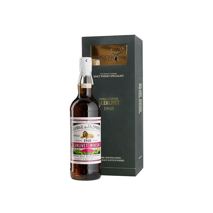 Віскі Gordon & MacPhail Smith's Glenlivet Rare Vintage 1948, 0.7 л Віскі Gordon & MacPhail Smith's Glenlivet Rare Vintage 1948, 0.7 л