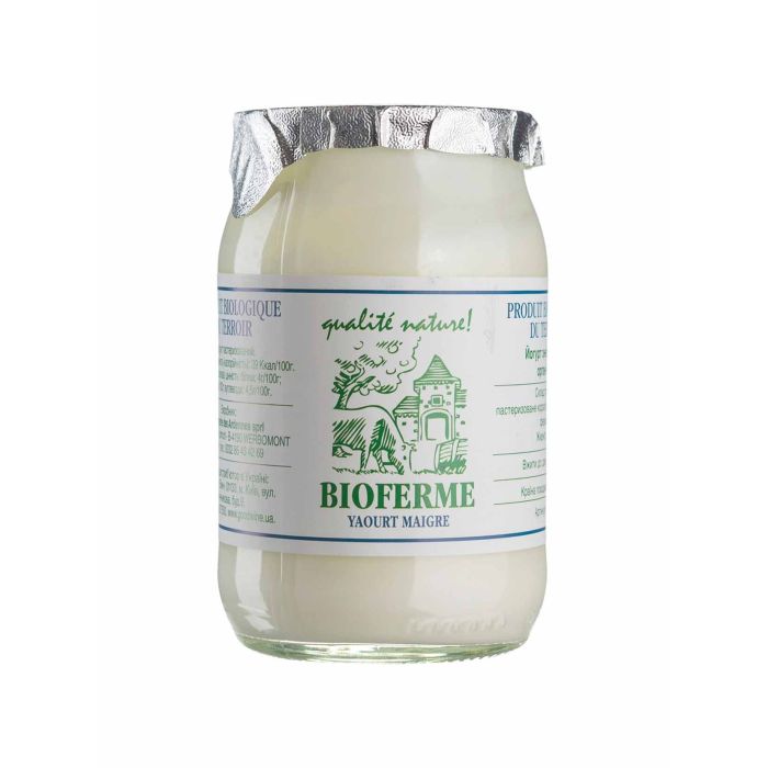 Йогурт нежирний органічний 0,5% жиру 150г, Bioferme