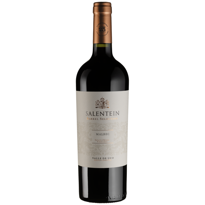 Вино Salentein Malbec Barrel Selection / Мальбек Баррел Селекшн, червоне сухе, 0.75 л