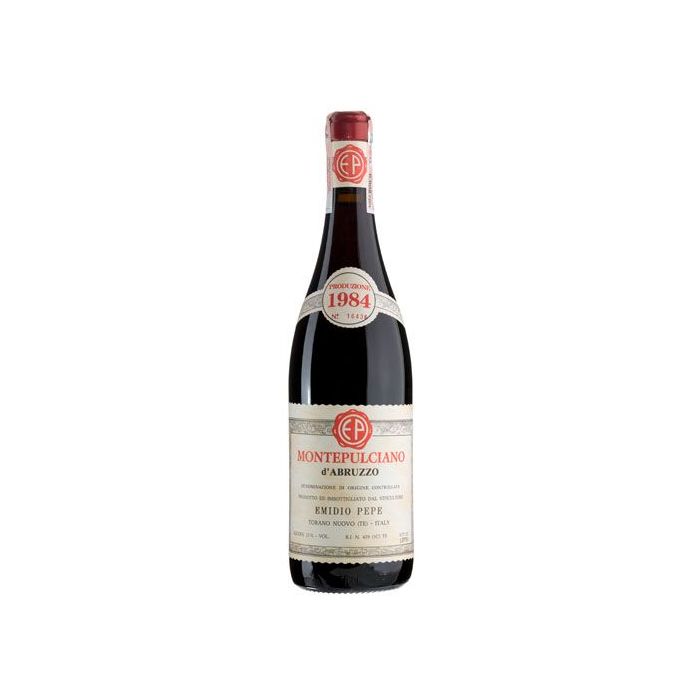 Вино Emidio Pepe Montepulciano d'Abruzzo Riserva / Монтепульчано д'Абруццо Резерва 1984, червоне сухе, 0.75 л