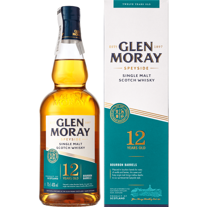 Віскі Glen Moray 12yo, gift box, 0.7 л