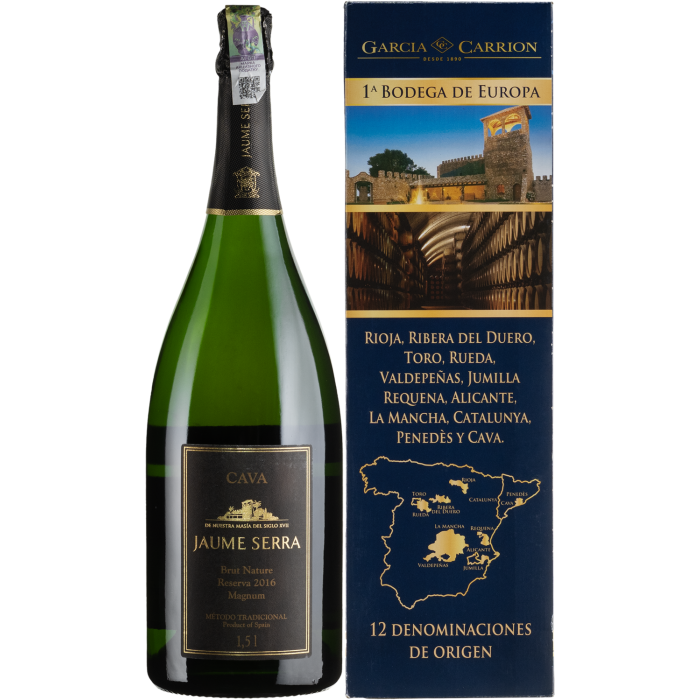 Ігристе Jaume Serra Cava Jaume Serra Brut / Кава Хауме Серра Брют, біле, 1.5 л