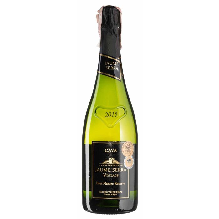 Ігристе Jaume Serra Cava Jaume Serra Brut Nature Reserva Vintage / Кава Хауме Серра Брют Натур Резерва Вінтаж, біле, 0.75 л