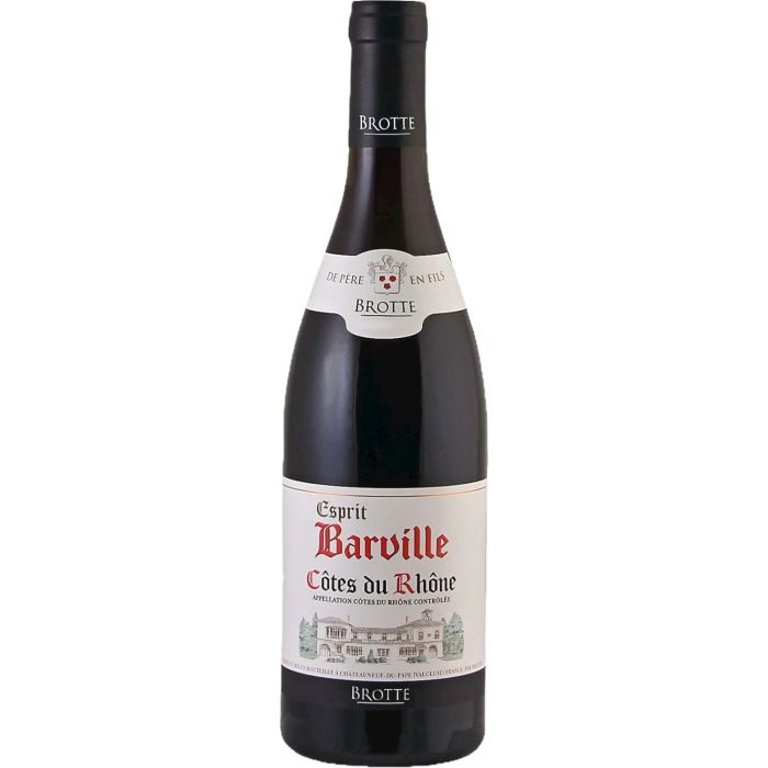 Вино Brotte Cotes du Rhone Esprit Barville Rouge / Кот дю Рон Еспрі Барвіль, червоне сухе, 0.75 л