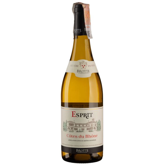 Вино Brotte Cotes du Rhone Esprit Barville Blanc / Кот дю Рон Еспрі Барвіль, біле сухе, 0.75 л Вино Brotte Cotes du Rhone Esprit Barville Blanc / Кот дю Рон Еспрі Барвіль, біле сухе, 0.75 л