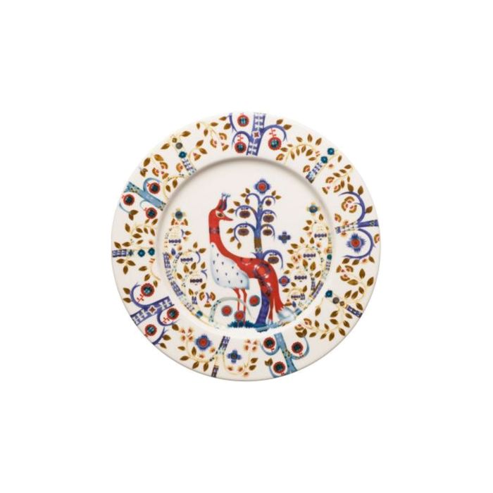 Тарілка біла з малюнком 22см Taika, Iittala (Тайланд) Тарілка біла з малюнком 22см Taika, Iittala (Тайланд)