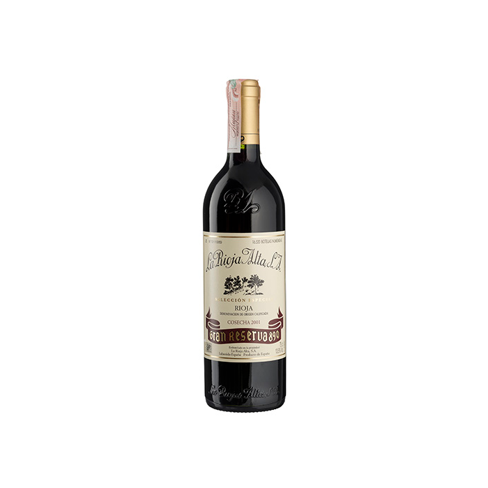 Вино La Rioja Alta Gran Reserva 890 / Гран Резерва 890 2001, червоне сухе, 0.75 л Вино La Rioja Alta Gran Reserva 890 / Гран Резерва 890 2001, червоне сухе, 0.75 л