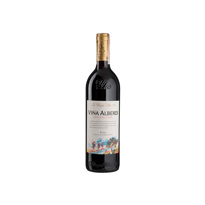 Вино La Rioja Alta Vina Alberdi Reserva / Вінья Алберді Резерва 2008, червоне сухе, 0.75 л