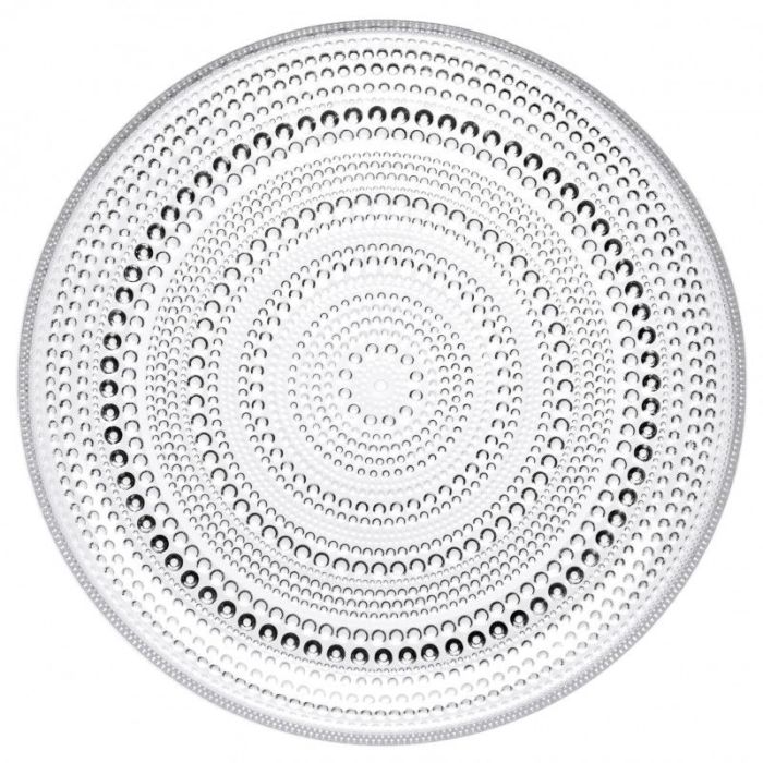 Тарілка скляна прозора 24,8см Kastehelmi, Iittala