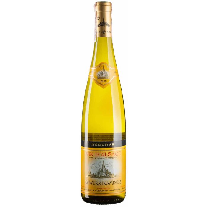 Вино Hunawihr Gewurztraminer Reserve Semi-Sweet / Гевюрцтрамінер Резерв, біле напівсолодке, 0.75 л