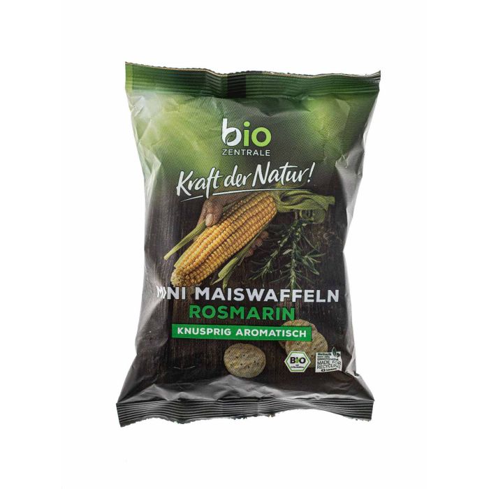 Коржики кукурудзяні з розмарином органічні 50г, Bio Zentrale