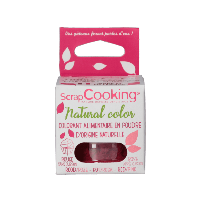 Харчовий барвник натуральний червоний 10г, ScrapCooking