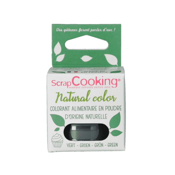 Харчовий барвник натуральний зелений 10г, ScrapCooking